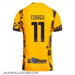 Inter Milan Joaquin Correa #11 Kolmaspaita 2024-25 Lyhythihainen